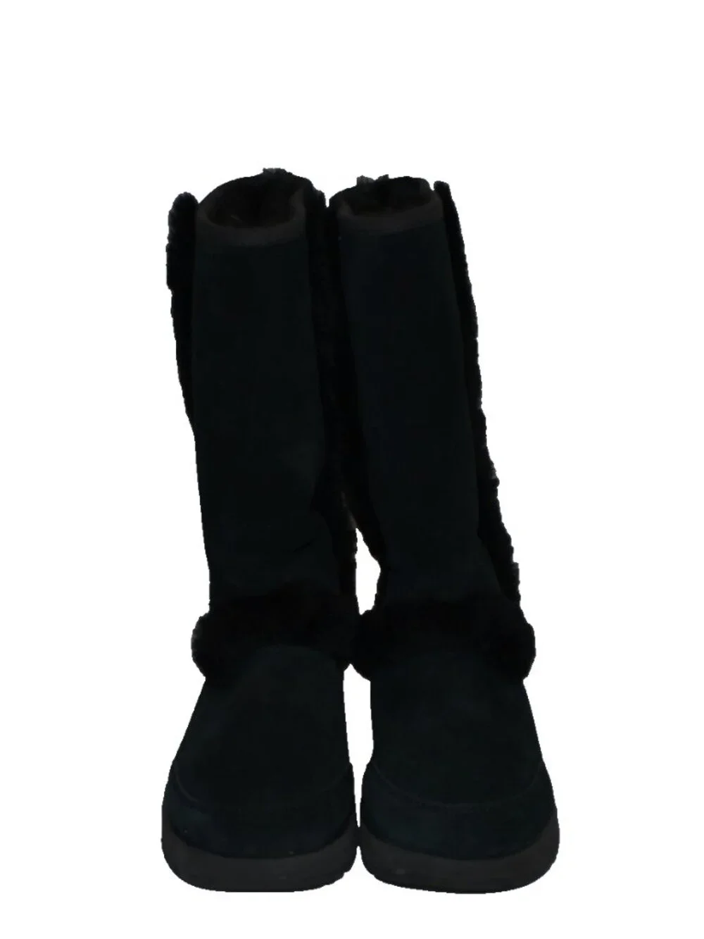New Ugg Sundance Genuine Shearling Waterproof Boot Black 6 US 1017511 DD36